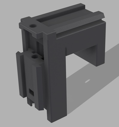 ortur lasermaster 3 z-axis lifter yrr mount adapter lm3 10w lu2-10-a by flowsche hobby & diy laser cutter zaxis rotary yrc 3d print model - Mito3D