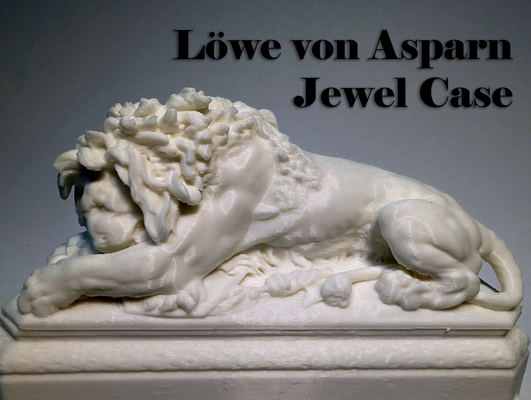 l we von asparn - jewel case by andrea1211 art sculptures sculpture lion heritagepreservation heritage memorial vienna survey photogrammetry box organizer jewelery precious napoleon animal animalstatue statue 3d print model - Mito3D