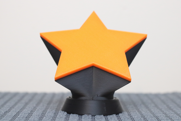 stella trofeo by ken mulini arte sculture premio 3d print model - Mito3D
