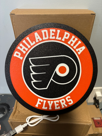 filadelfia volantes ligero caja by futuro canadá arte señales logos hockey nhl 3d print model - Mito3D