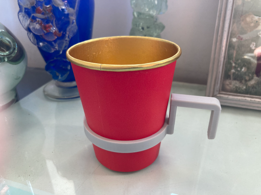 papier tasse griff by fantastisch popcorn haushalt dekor diy 3d print model - Mito3D