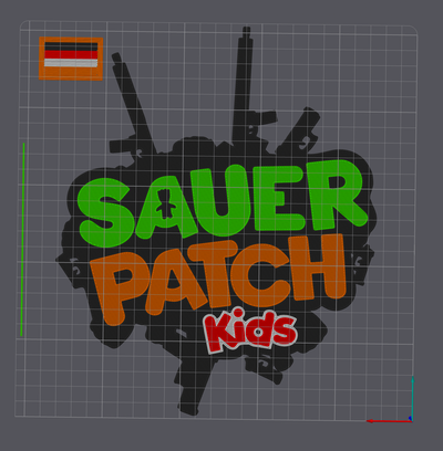 sauer patch kids by wagzprintz art 2d 2a wagz 3d print model - Mito3D