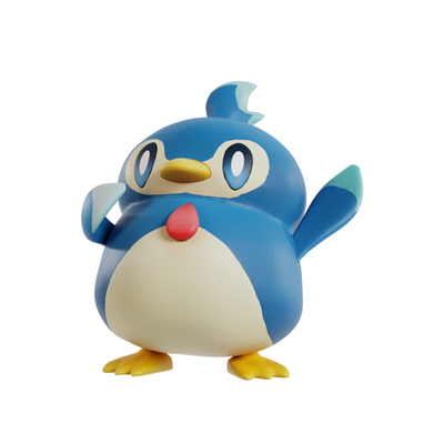 pinguino palworld by giocattoli giochi personaggi amico carattere mostro carina figura giocattolo 3d print model - Mito3D