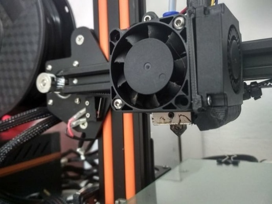anet e16 upgrade fan shroud resized to fit correctly by bas7ard 3d printer accessories 3d print model - Mito3D