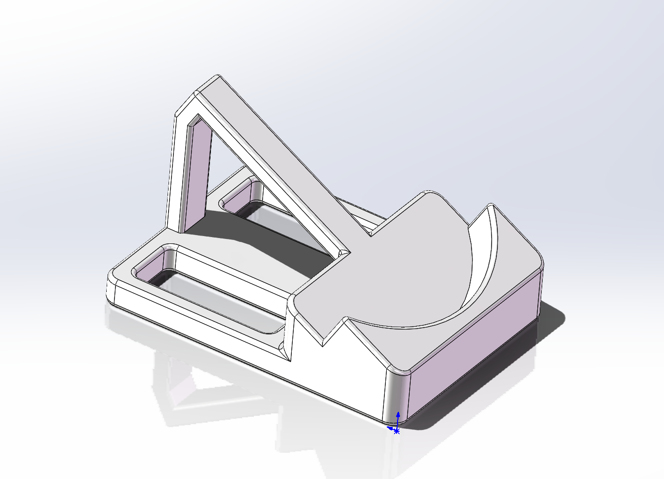 maus halter unterstützung rasierer viper v2 profi neu gemischt by phantasma haushalt büro stand base 3D print model - Mito3D