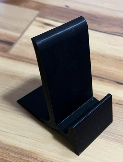 basic phone holder shared by wisetait hobby & diy electronics 3d print model - Mito3D