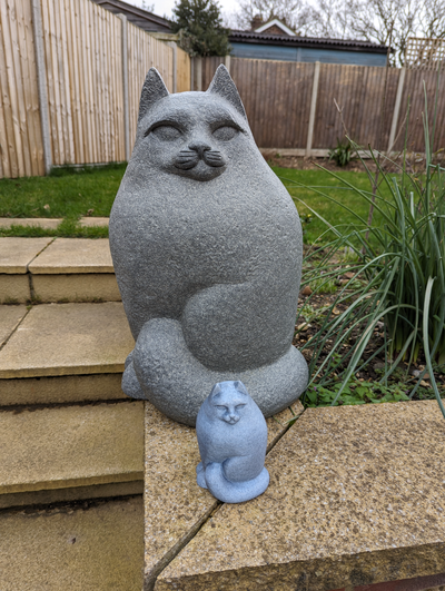 katze statue by cade steve kunst skulpturen 3d print model - Mito3D