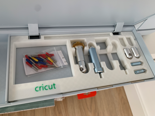 cricut creatore cassetto organizzatore remixato by mcfly passatempo fai 3d print model - Mito3D