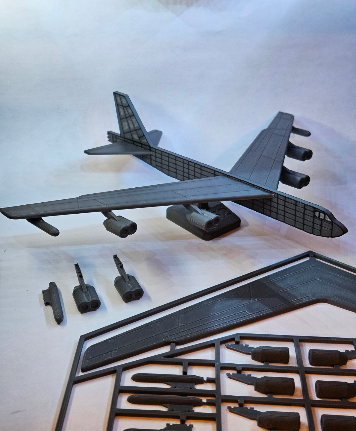 b52 flugzeug kit karte by planes01 hobby diy fahrzeuge kitcard 52 3D print model - Mito3D