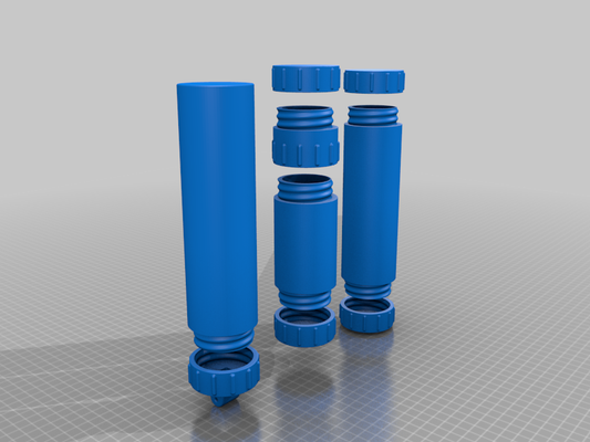 modular armazenamento vasilha by dr mussy passatempo faça esporte ar livre prumo edc shtf sobrevivência ferramentarganizer 3d print model - Mito3D