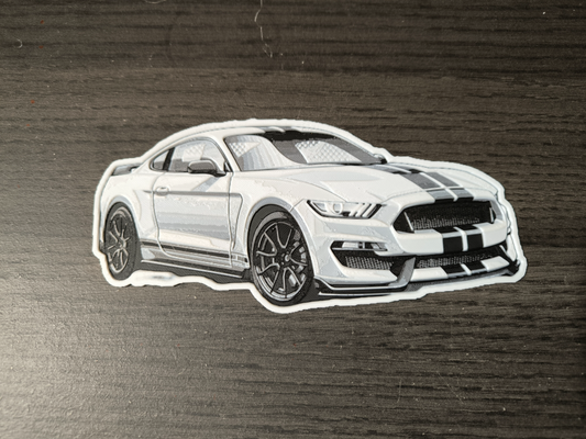 ford mustang gt500 hueforge by hunterabcz art 2d vehicle car gt 500 3d print model - Mito3D