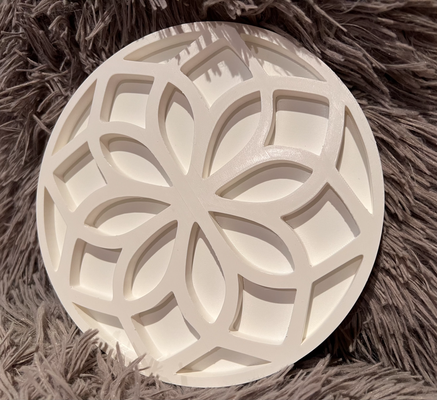 mandala by jarosturcek casa decoração arte parede carimbo branco humor fé faça calma pla 3d print model - Mito3D