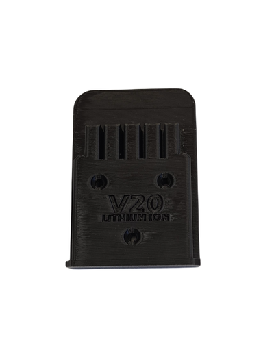 stanley v20 lithium ion werkzeug halter unterstützung by boohoo werkzeuge zubehör zubehörteil batterie batteriehalter 3d print model - Mito3D