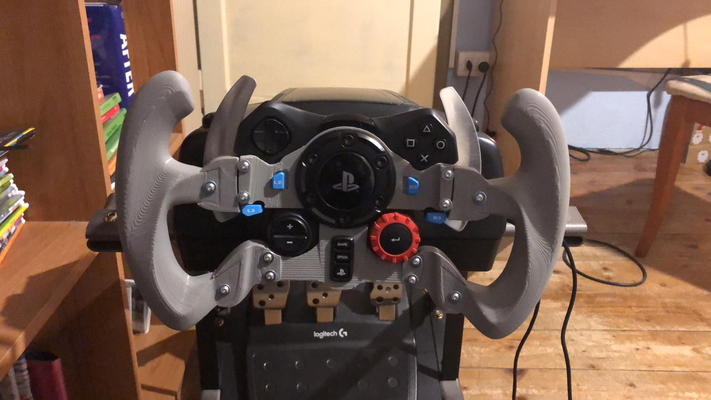 gt mod g29 logitech by metz 19 hobby & diy electronics f1 steering wheel steer simulator 3d print model - Mito3D