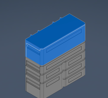 ikea skadis longue double espace rangement boîte v2 by jimmiboy youtube outils organisateurs ikeaskadis sk dis organisateur 3d print model - Mito3D