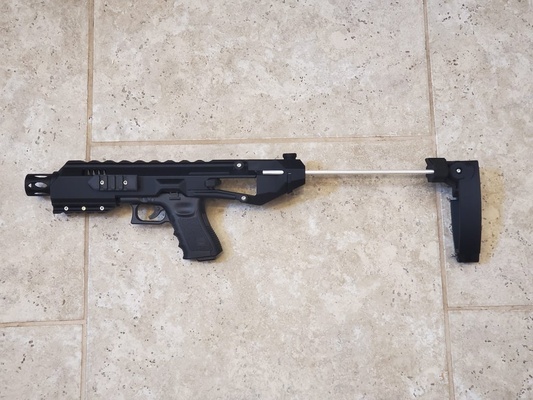 roni v3 carabina conversione kit glock 17 19 44 by dottor mussy passatempo fai sport all'aperto 3d print model - Mito3D
