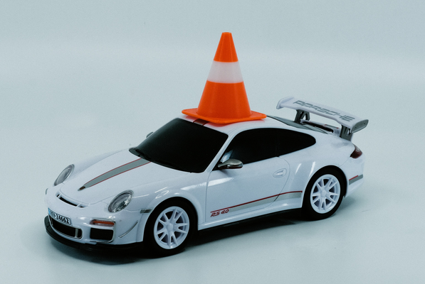 rc traffic cones by sakul hobby & diy cone street model drifting pylon car 3d print model - Mito3D