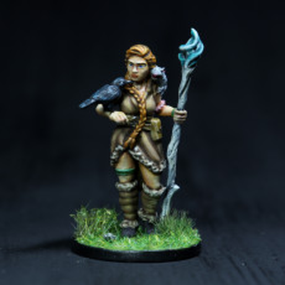 muriel druide of ebenen dnd miniatur neu gemischt by dunkler flügel miniaturen kreaturen charakter dndmini dndminiature verlies drachen dungeons ttrpg 3d print model - Mito3D