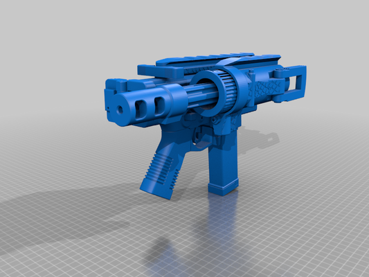 tridente guado airsoft pistola by dottor mussy giocattoli giochi 3d print model - Mito3D