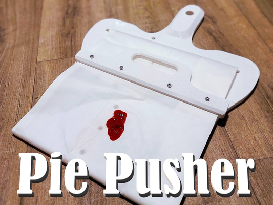 kuchenschieber 3000 3d gedruckt pizza schälen by 3dprintwell co uk haushalt haus modelle kuchen kochen küche pusher rutschen ziehen gleiten viral tick tack spule ketchup picker oberer höher meme werkzeug neuheit spaß 3d print model - Mito3D