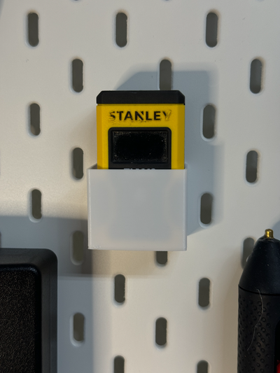 skadis halfter stanley laser by abonnieren haushalt büro ikea halter unterstützung sk dis container lasermeter 3d print model - Mito3D