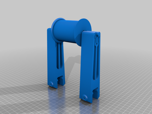 cr 10 v3 railed carretel suporte by dr mussy 3d impressora acessórios acessório crialidade porta bobinas 3d print model - Mito3D