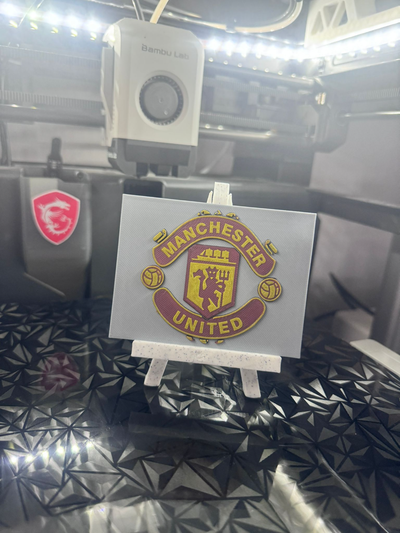 manchester unidos forja chapéus by fatalchaos25 generativo 3d modelo litofano arte decoração futebol fc mufc 3d print model - Mito3D