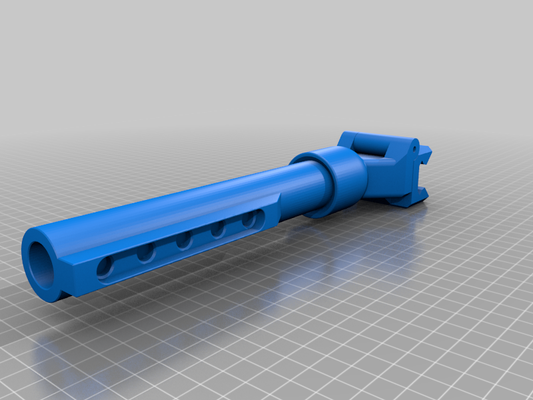 pieghevole p rail buffer azione completamente stampato versione by dottor mussy passatempo fai sport all'aperto 3d print model - Mito3D