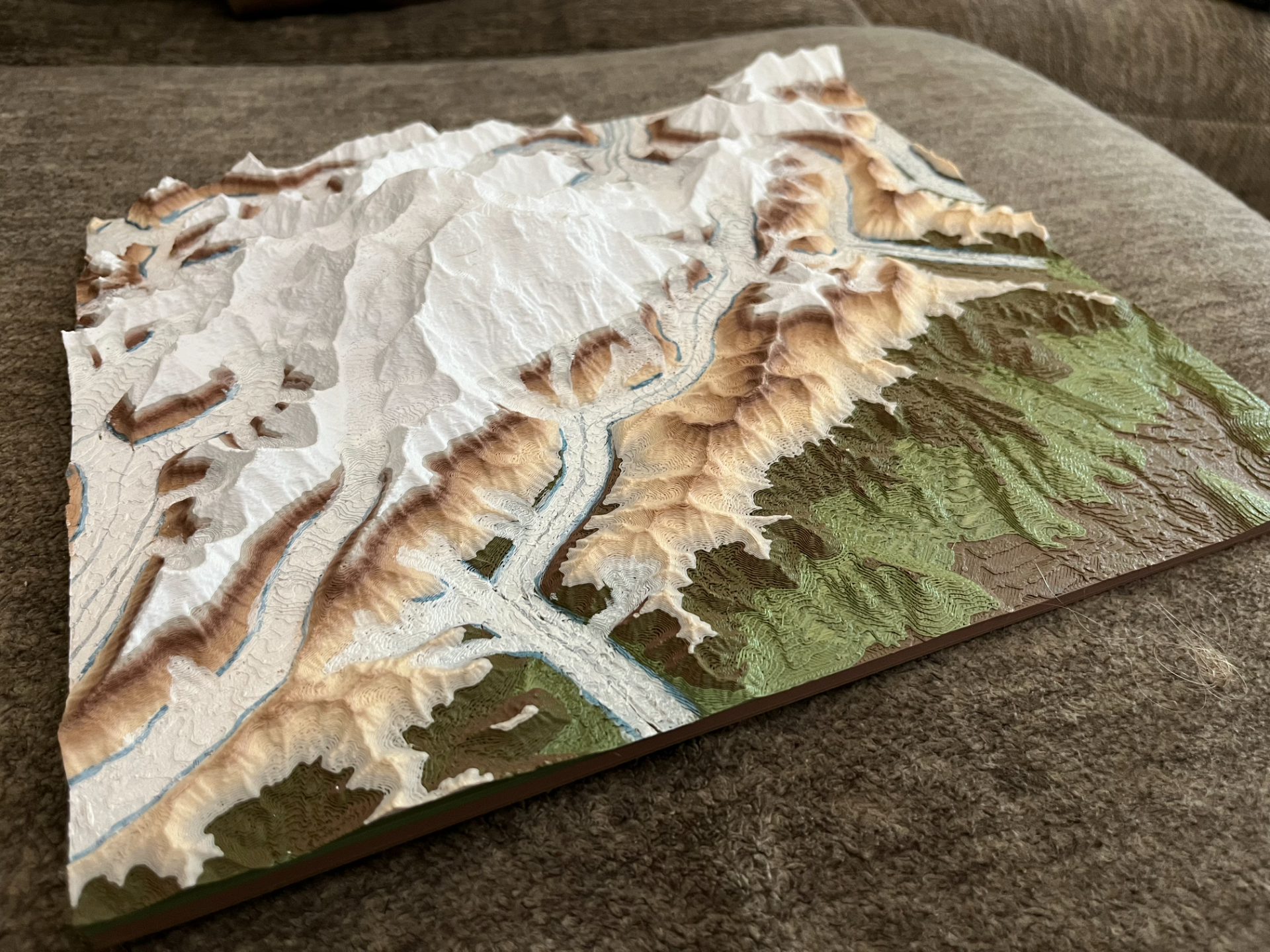 montar denali mckinley by paleojon educación geografía terreno topografía topográfico glaciar montaña alaska alpinismo mas alto grande hielo snow pico 3D print model - Mito3D