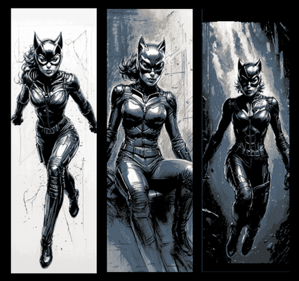 fan arte impostato of 3 segnalibri dc comico carattere catwoman selena kyle by mclanesmemories 2d libro fumetto art segnalibro marchio pennarello fucina cappelli gatto donna selina 3d print model - Mito3D