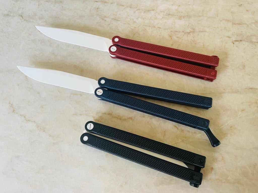 giocattolo farfalla coltello hardware necessario by sera giocattoli giochi agitarsi thingiverse coltelli balisong balisongknives balisongtrainer 3D print model - Mito3D