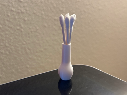 q tip conformado soporte by daultoninw casa decoración qtipholder qtip 3d print model - Mito3D