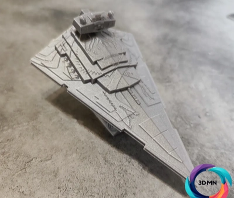 estrella guerras quimera destructor estante soporte by 3dmn accesorios cosplays guerra galaxias ams multicolor frio divertido oscuro ligero imperio ciencia ficción espacio astronave galáctico batalla espacial flota imperial modelo nave aeronave darth vader 3d print model - Mito3D