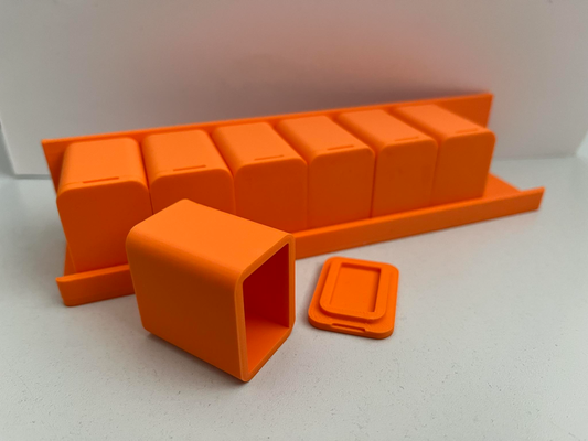 pequeña cajas estante by lamero herramientas organizadores píldora pastillas fortín sostenedor pastillero envase hogar casa salud cuidado médico empulgueras tornillo caja rosario boquilla extrusor boquillas nueces pequeñas partes 3d print model - Mito3D