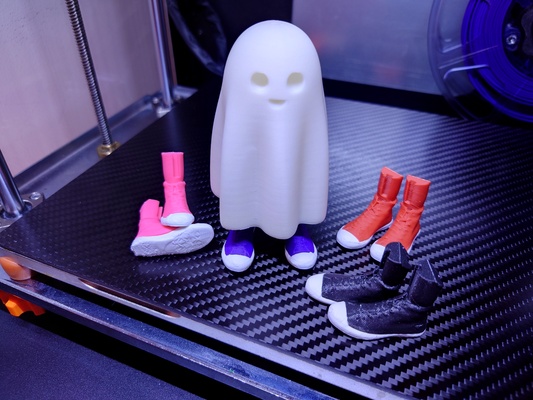 converse chuck taylor ghosties remixed by humebeam toys & games ghost shoes chucktaylor 3d print model - Mito3D