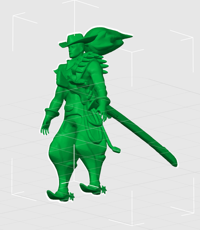 lol yasuo by minyatürler insanlar 3d print model - Mito3D