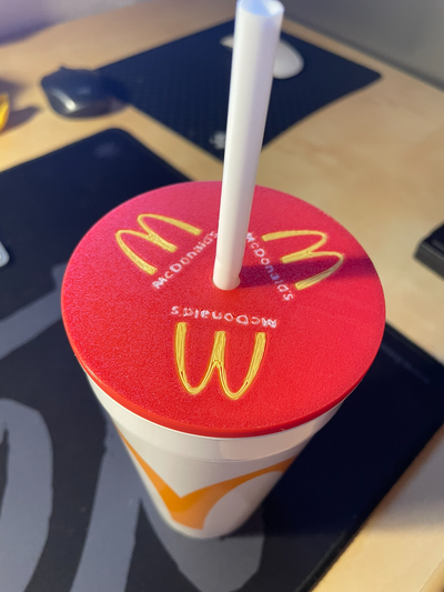 mc donalds coperchio by andbuete domestico arredamento tazza recupero mcdonald mcdonalds mcdonald's 3d print model - Mito3D