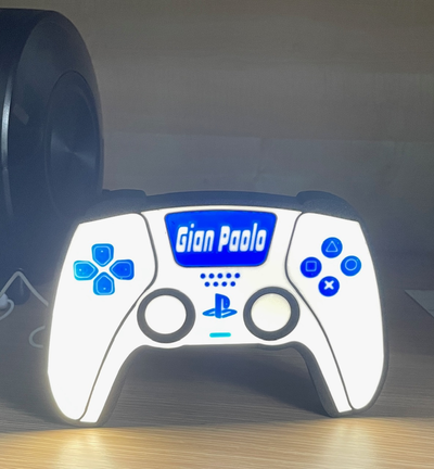 toque caixa luz by creoin3d arte sinais logotipos playstation conduziu luminária p1s a1 controlador controle video game 3d print model - Mito3D