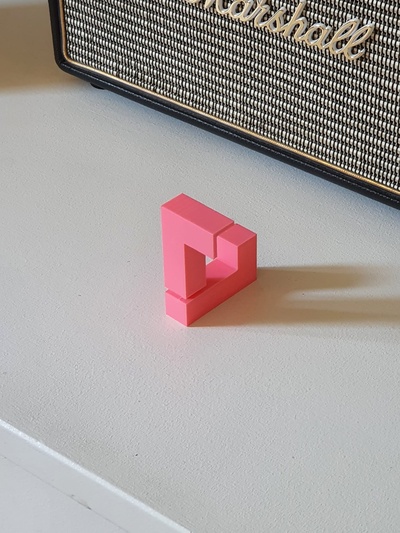 óptico espejismo by humebeam arte modelos ilusión óptica 3d print model - Mito3D