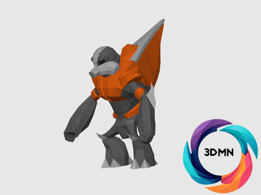 halo sol singe by 3dmn miniatures combat évolué combattant ams cool figure art amusement accessoires soutenir jeu jeux engagement action vidéo nostalgie mini miniature figuré 3d print model - Mito3D