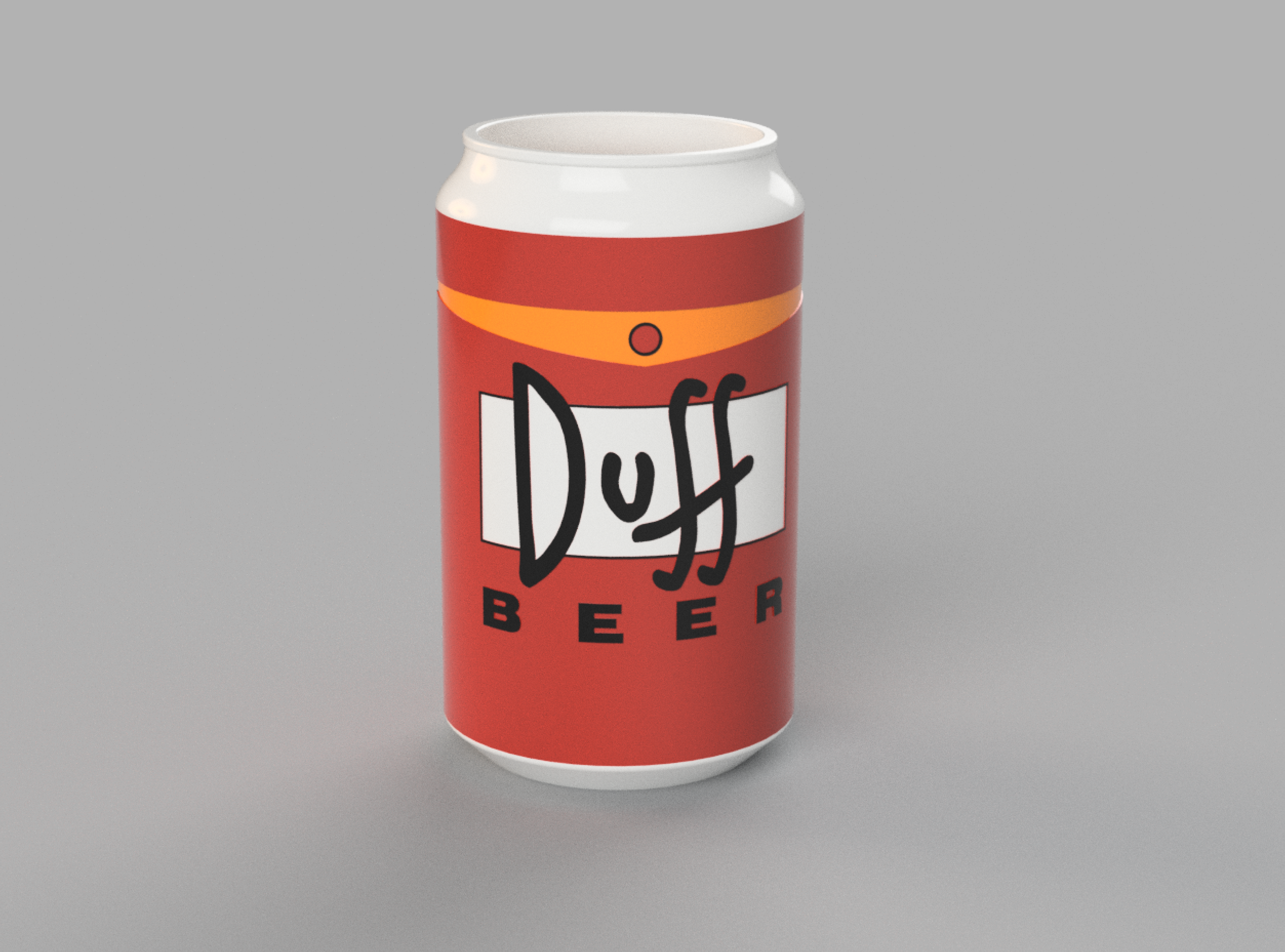 duff birra penna tazza by humebeam utensili organizzatori porta simpson portamatite omero bacio i 3D print model - Mito3D