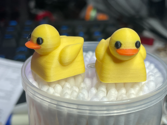 duck keycap remix remixed by noongom miniatures animals 3d print model - Mito3D