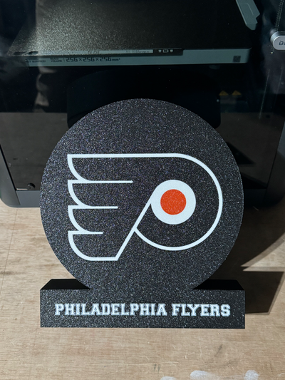 crême philadelphia flyers lumière boîte by jabhook art panneaux logos philadelphie boite hockey lnh 3d print model - Mito3D