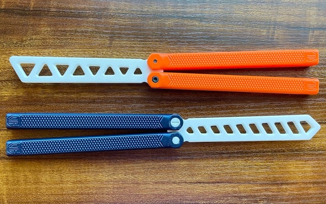 balisong allenatore hardware opzionale by sera giocattoli giochi giocattolo 3dprinting agitarsi meccanico coltello thingiverse farfalla balisongknives balisongtrainer 3d print model - Mito3D