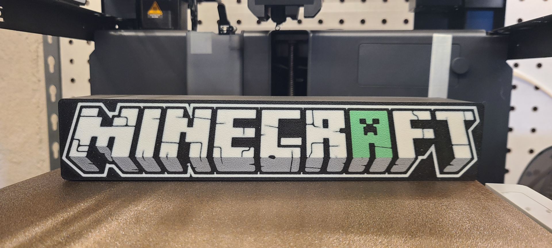 minecraft logo leuchtkasten by abc3dprints spielzeuge spiele licht box mehrfarbig 3D print model - Mito3D