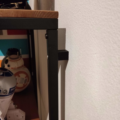 ikea fj llbo parete montare vite copertina guaina by frikarte3d arte modelli mensola ikeahack shelfsupport parlare ikeshelf ikeafjallbo ikeamount 3d print model - Mito3D