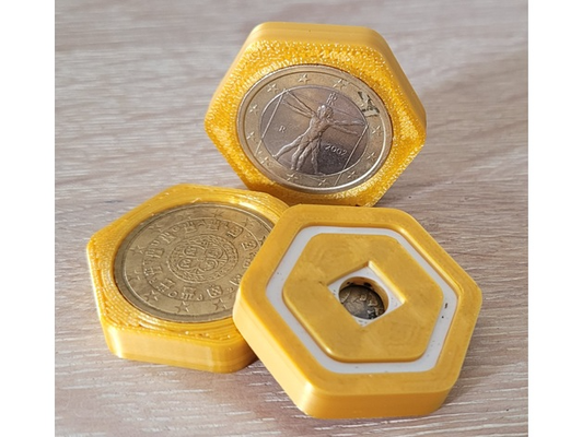 robux cadeau pièces monnaie boîte by gisbert peters jouets jeux personnages roblox rubux idées 3d print model - Mito3D
