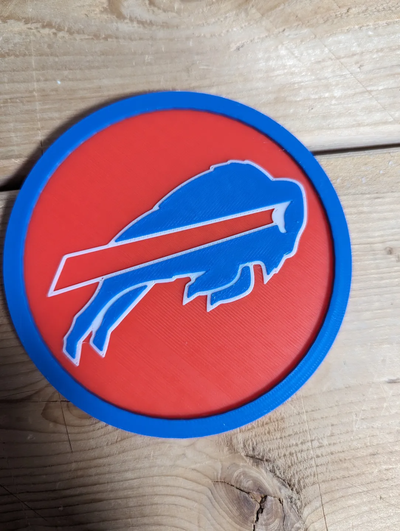 buffalo bills coaster shared by papa emeritus iv art coin & badges football nfl sports color york 3d print model - Mito3D