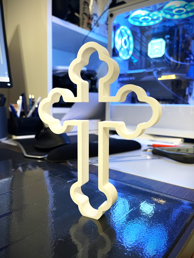 cavo ortodosso attraversare portachiavi by aleks89 domestico arredamento cristiano cristo decorazione croce cristiana cristianesimo slavo russo russia serbia greco rumeno romania bulgaria ortodossia orientale ornamento simbolo decorazioni 3d print model - Mito3D