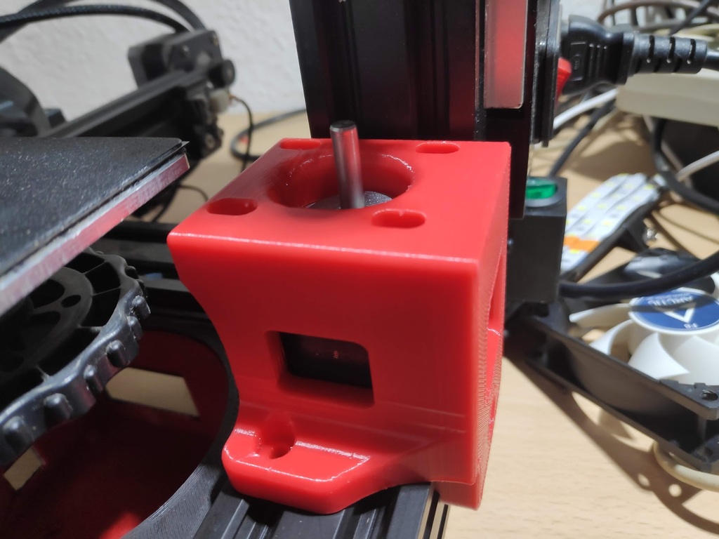 ender 3 adjustable double z - 40-42 stepper motor by goyetus 3d printer parts ender3 stand 42-40 3D print model - Mito3D